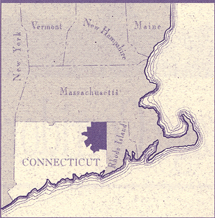 Map of original Quinebaug-Shetucket Heritage Corridor