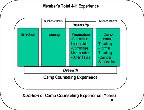 Conceptual Model of the 4-H Camp
Counseling Experience