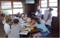 Oral Health Lessons at a Kentucky 4-H Camp