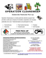 Operation Cleansweep Promotional
Flyer