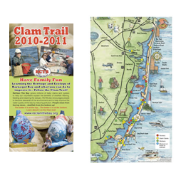 Clam Trail Map Front and Inside