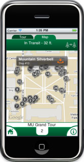 GPS-Enabled Map of Trees