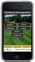 Turfgrass Management "App"
Design