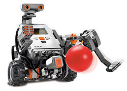 Robot Built from the LEGO®
Mindstorms Education NXT Set Using Instructions Included in Set