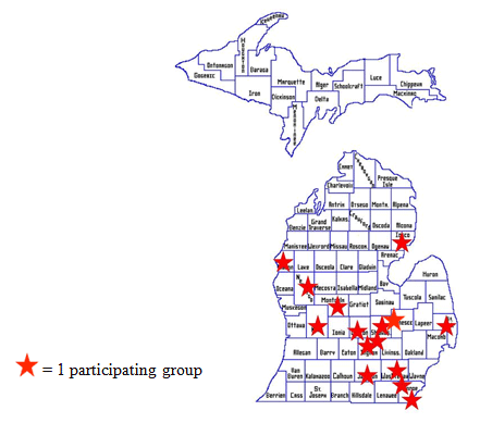 Participating Michigan Counties