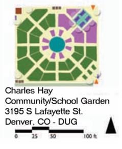 Plan of Charles Hay Community Garden