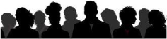 Illustrazione vettoriale silhouette di testa delle persone royalty-free stock vector art